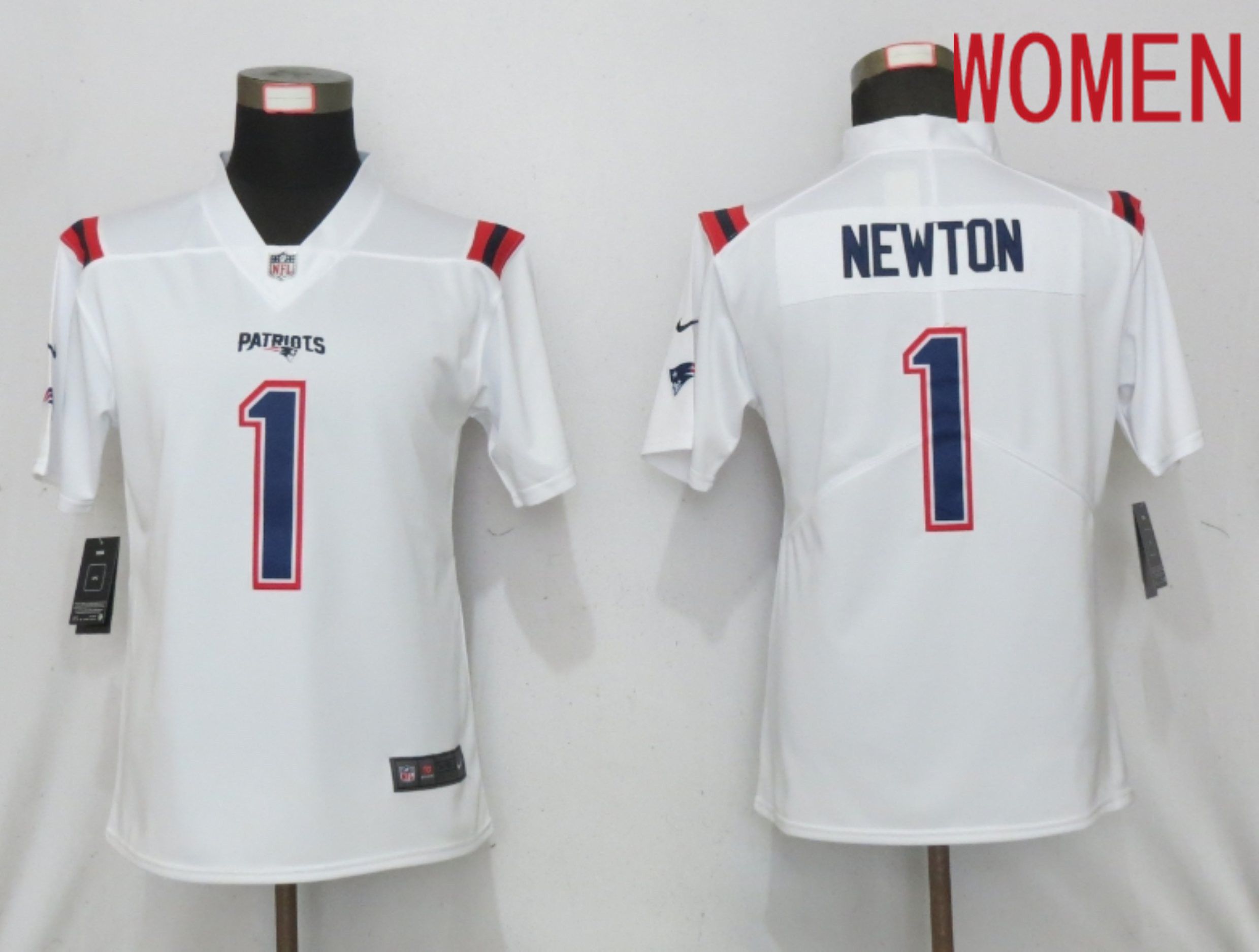 Women New England Patriots #1 Newton White Elite Playe Nike NFL Jersey->seattle seahawks->NFL Jersey